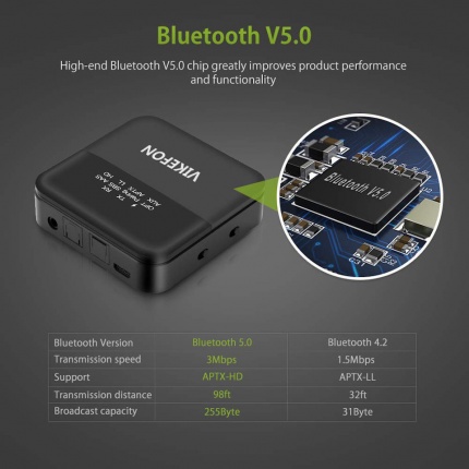 Bluetooth-/, /  Bluetooth 5.0 Vikefon BT-B20