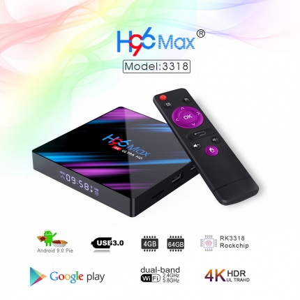   ,    H96 Max 4G/64Gb (Android TV Box)