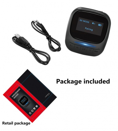 Bluetooth-адаптеры/Трансмиттер, Bluetooth 5.0 передатчик/приемник звука VIKEFON BT-B36