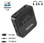 Bluetooth-адаптеры/Трансмиттер, Передатчик/приемник звука Bluetooth 5.0 Vikefon BT-B20