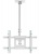 Потолочные, Потолочный кронштейн ONKRON N1L White (717-1584 мм)